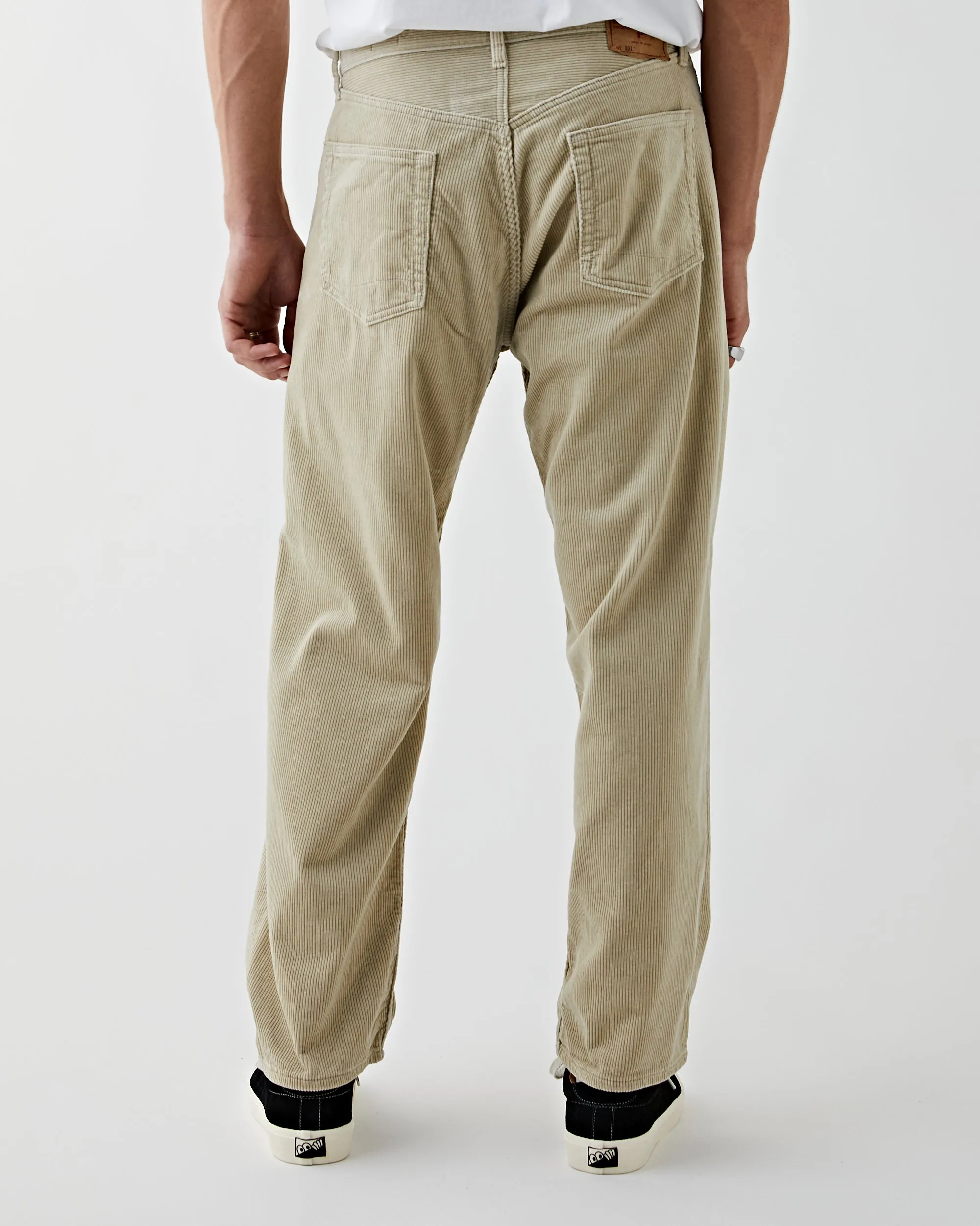 101 Dads Fit Corduroy Pants Ivory