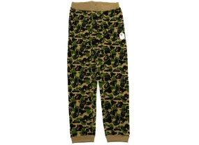 A Bathing Ape ABC Camo Crystal Stone Sweatpants in Green