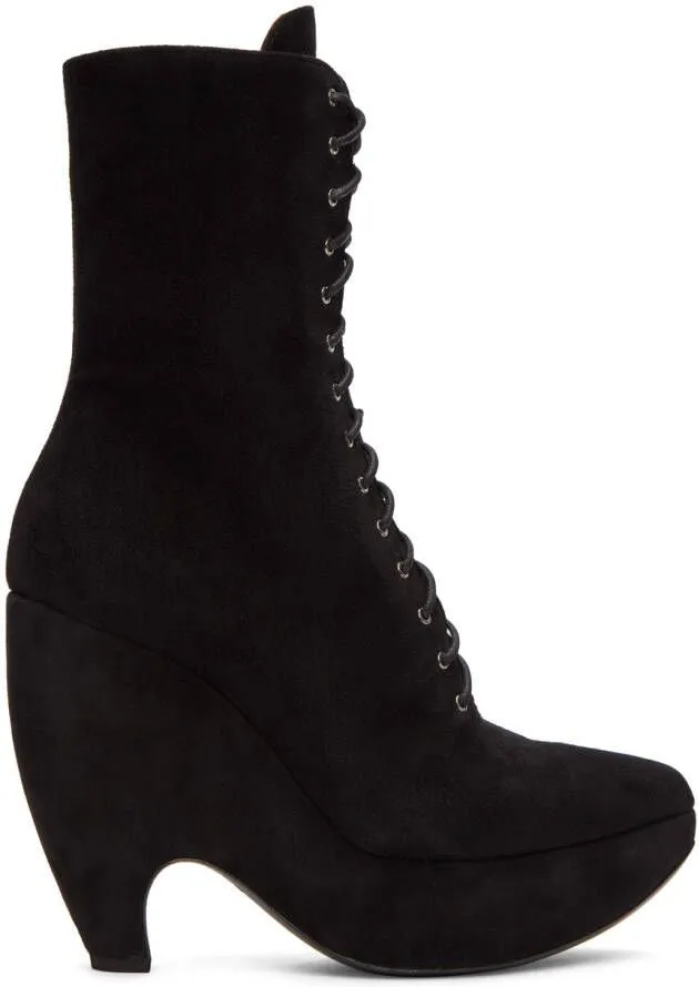 ALAÏA Black Plexi Boots