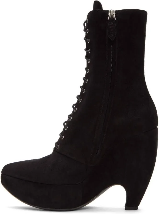 ALAÏA Black Plexi Boots