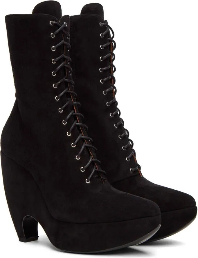 ALAÏA Black Plexi Boots