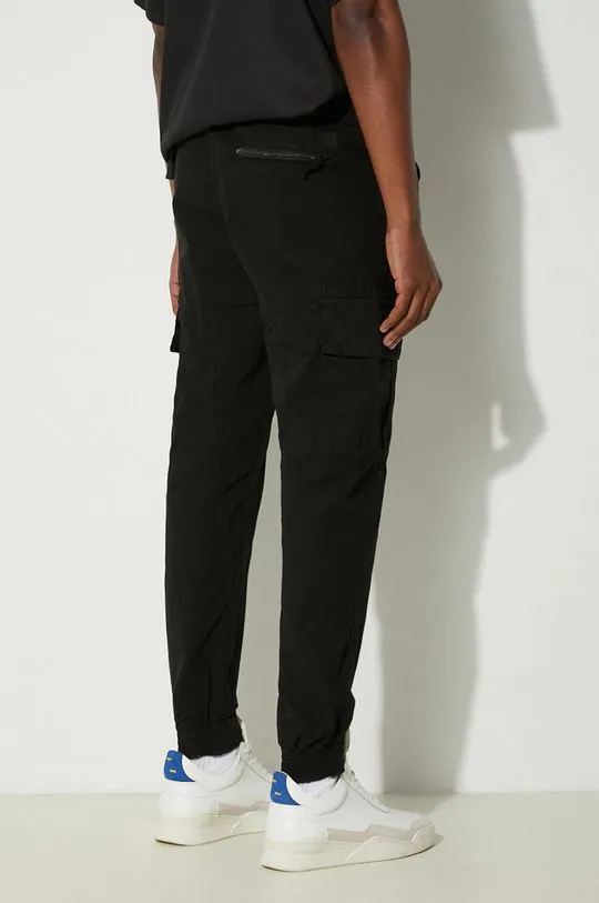 Alpha Industries cotton trousers Ripstop Jogger black color 116201.03