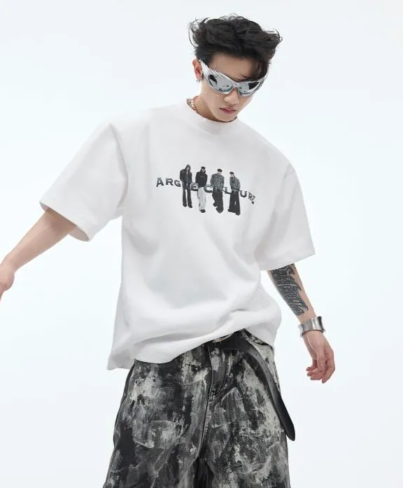 Argue Culture  |Crew Neck Pullovers Blended Fabrics Street Style