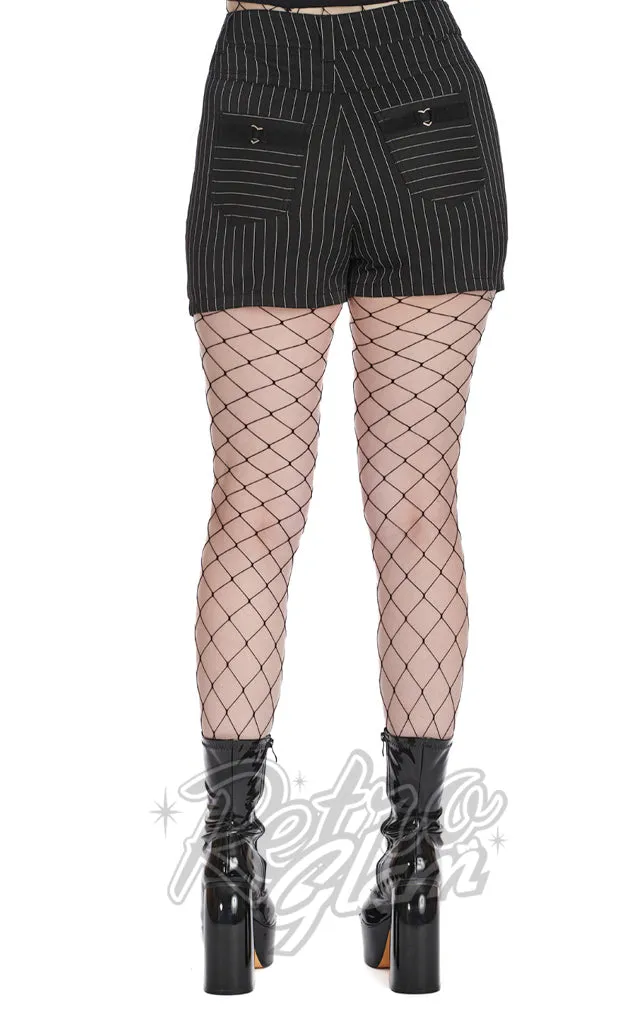 Banned Hina Pinstripe Shorts