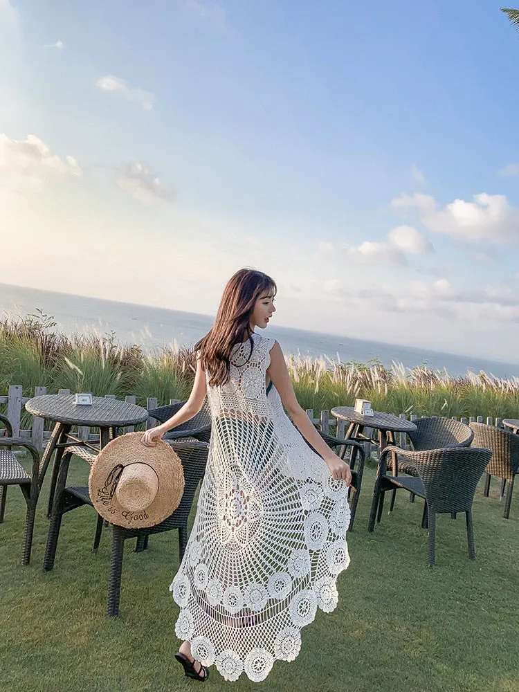 Bikini Cover Crochet Beach Dress