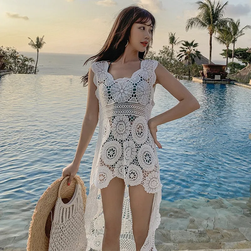 Bikini Cover Crochet Beach Dress