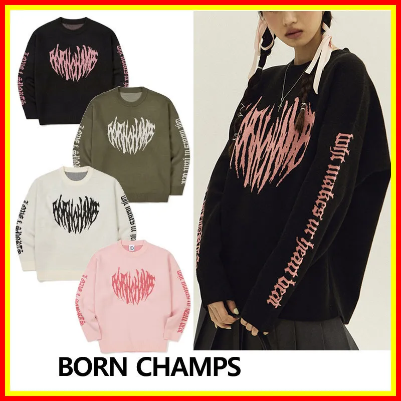 Born Champs  |Street Style Long Sleeves Sweatshirts