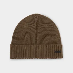 BOSS The Sustainable Edit Fati Ribbed-Knit Beanie Hat - 361