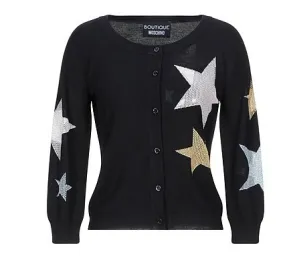 BOUTIQUE MOSCHINO  |Star Casual Style Wool Long Sleeves Cardigans