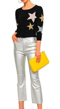 BOUTIQUE MOSCHINO  |Star Casual Style Wool Long Sleeves Cardigans