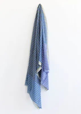 Checks Scarf - Blue PS2350