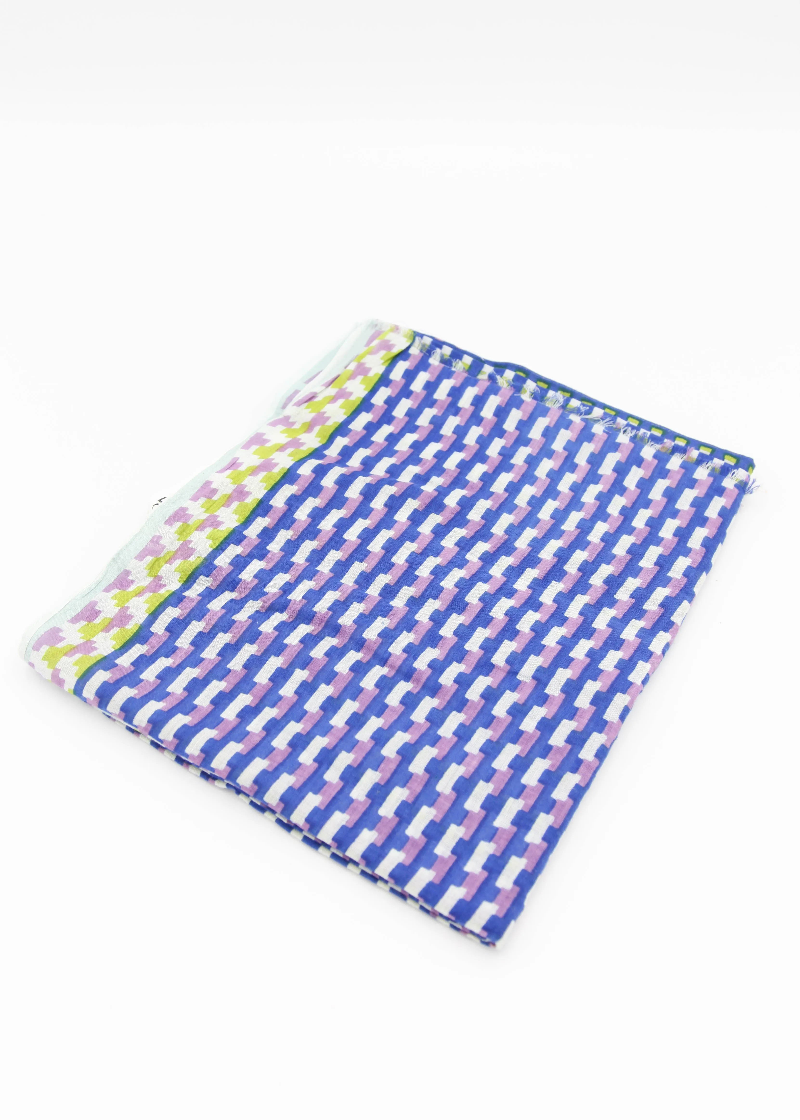 Checks Scarf - Blue PS2350