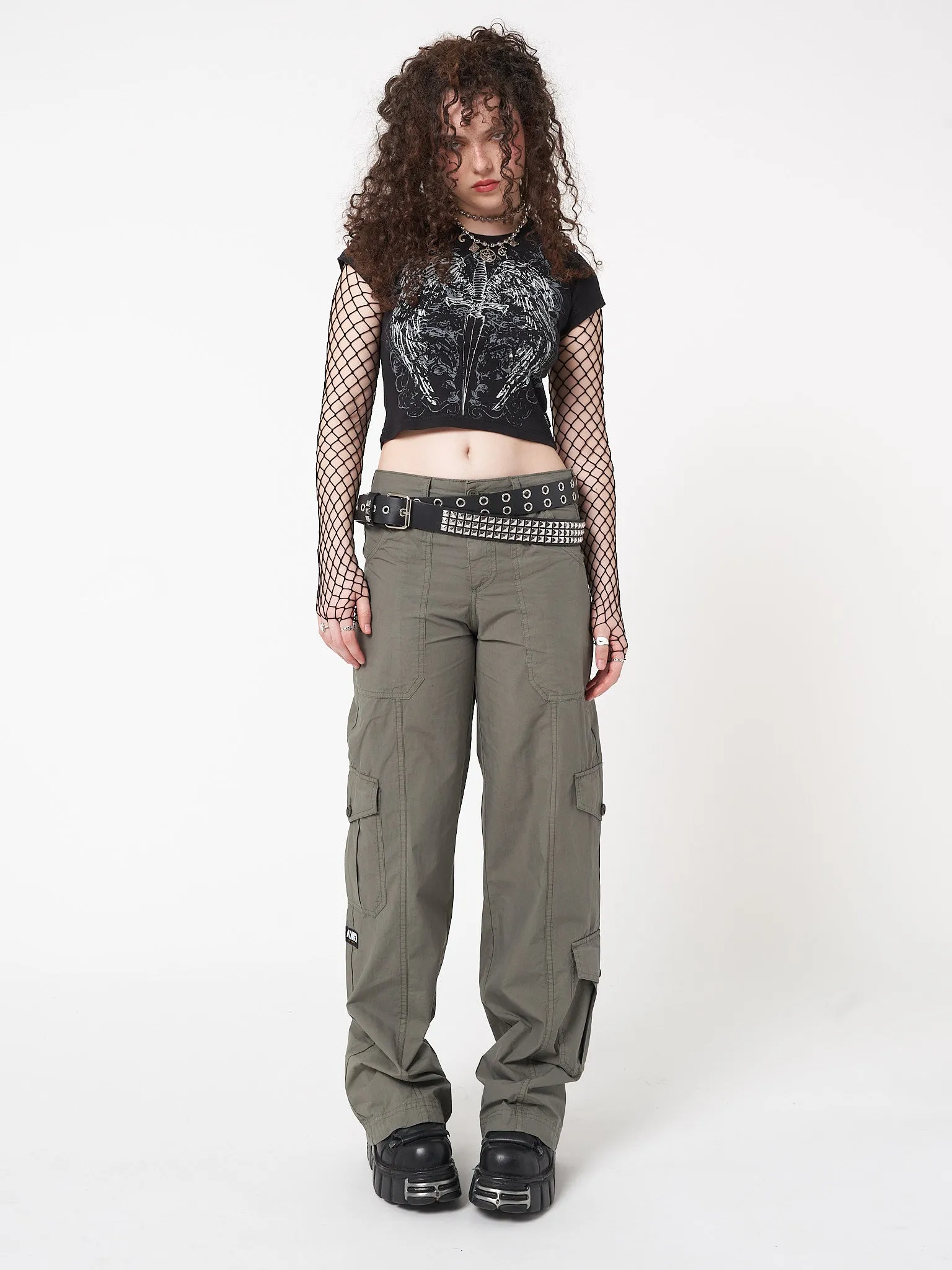 Cleo Green Y2k Cargo Pants