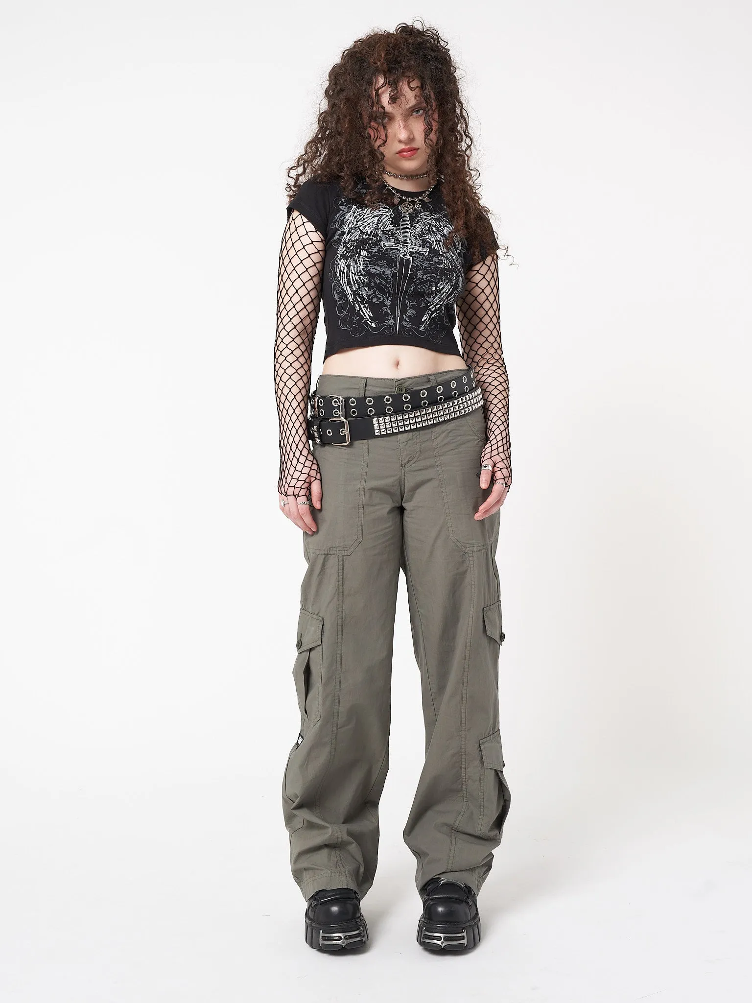 Cleo Green Y2k Cargo Pants