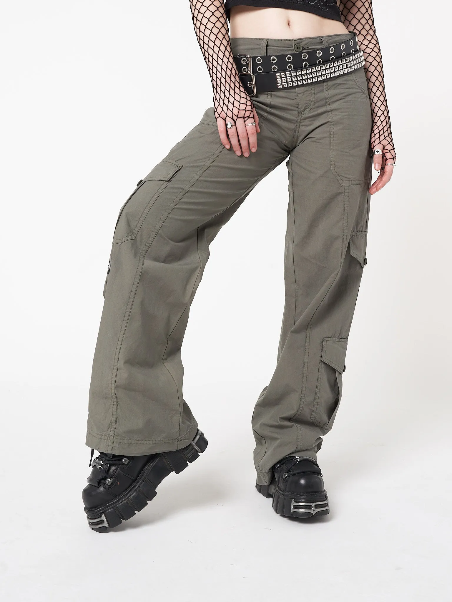 Cleo Green Y2k Cargo Pants