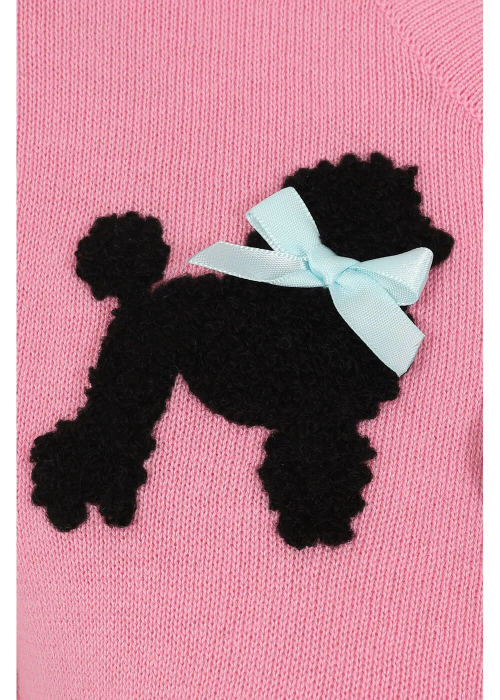 Collectif Char Poodle Parade 50's Cardigan Pink