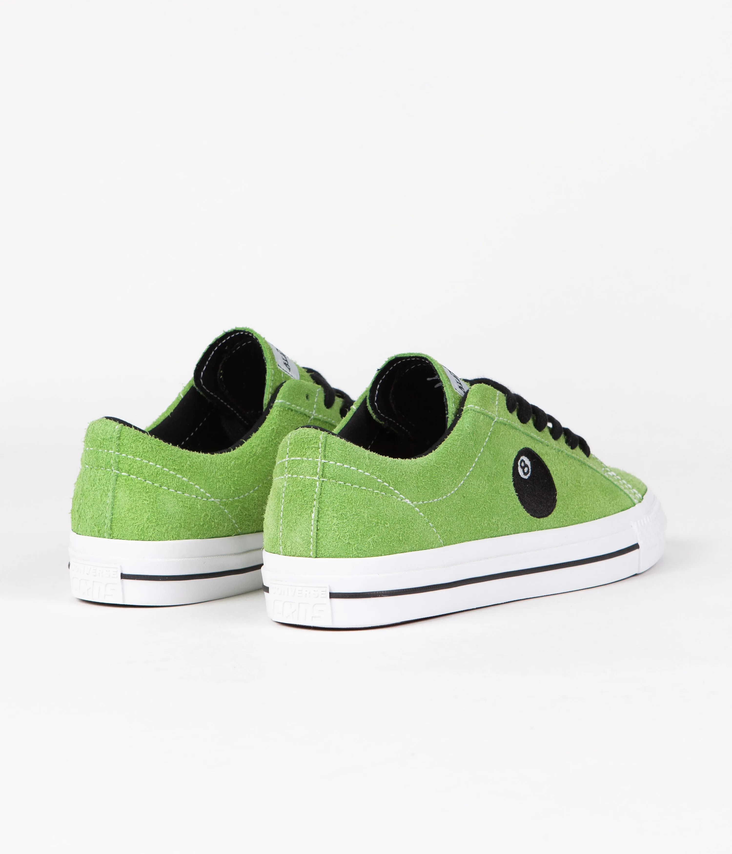 Converse x Stussy One Star Pro Ox Shoes - Green Flash / White / Black