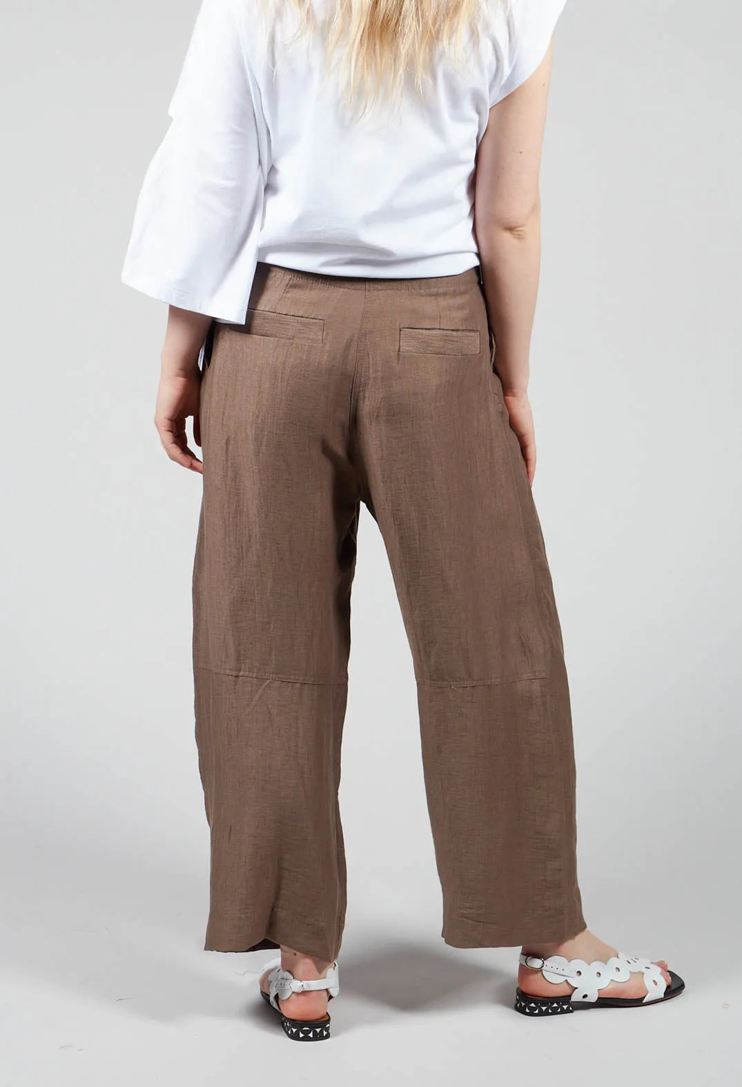 Cropped Pants Peressuti in Pecan