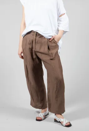 Cropped Pants Peressuti in Pecan