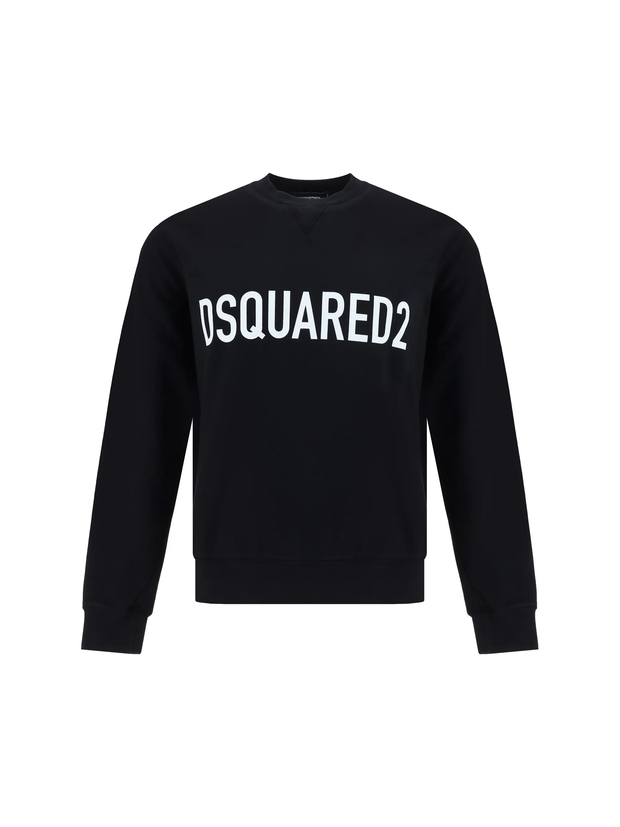 D SQUARED2  |Crew Neck Monogram Sweat Long Sleeves Cotton Luxury