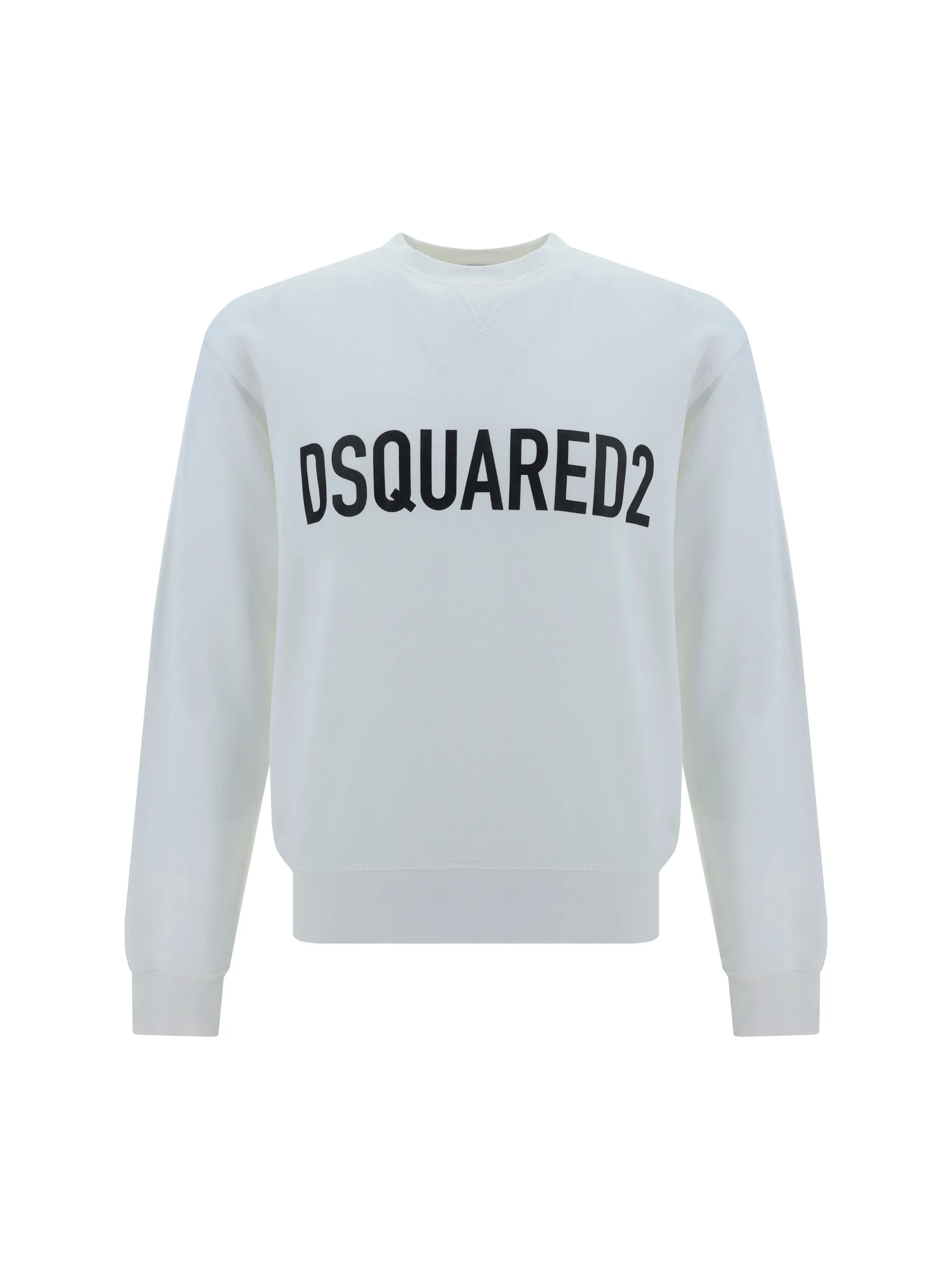 D SQUARED2  |Crew Neck Monogram Sweat Long Sleeves Cotton Luxury