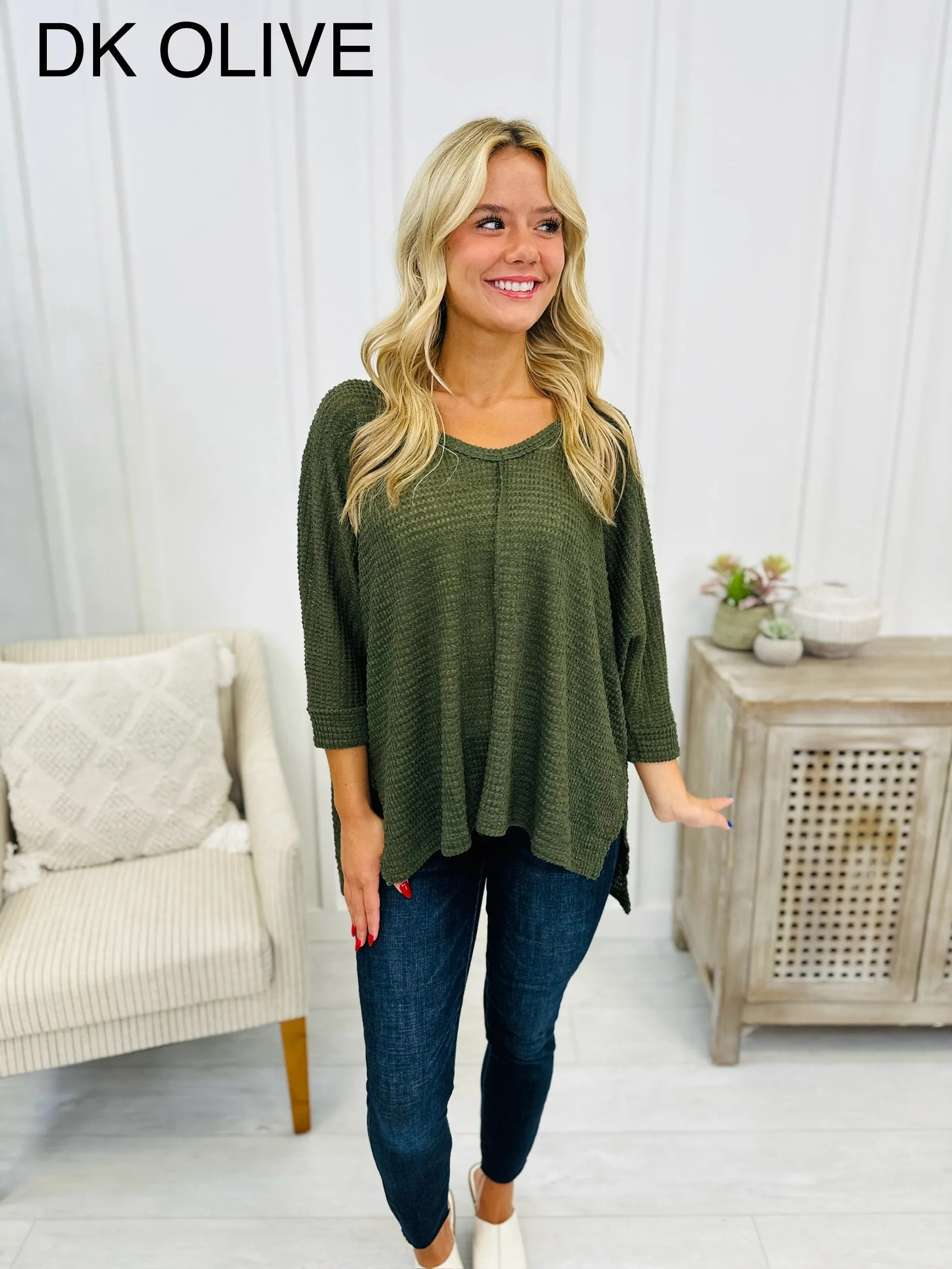 DOORBUSTER! REG/CURVY Pleated Love Top- Multiple Colors!