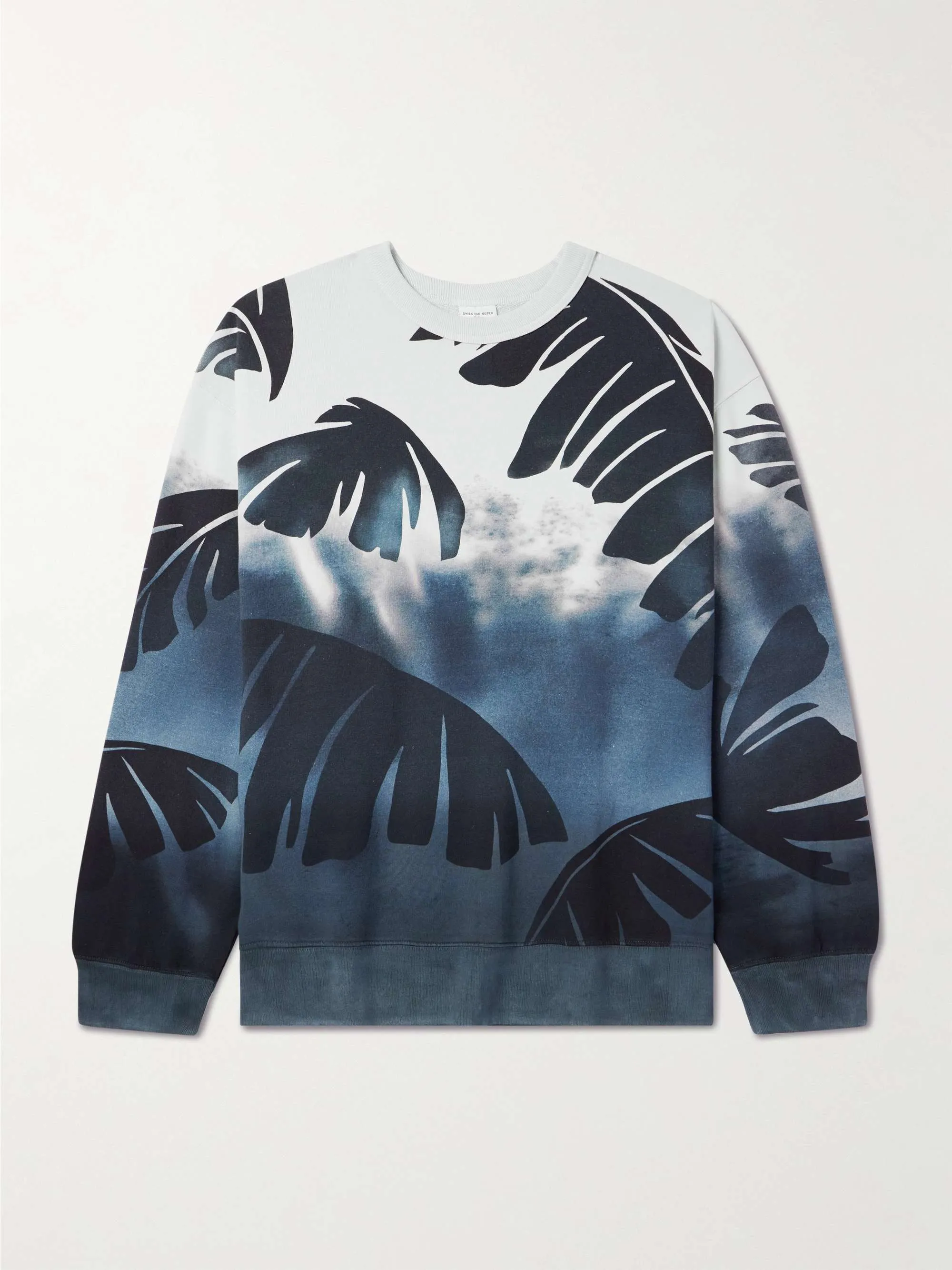 Dries Van Noten  |Crew Neck Pullovers Tropical Patterns Unisex Street Style