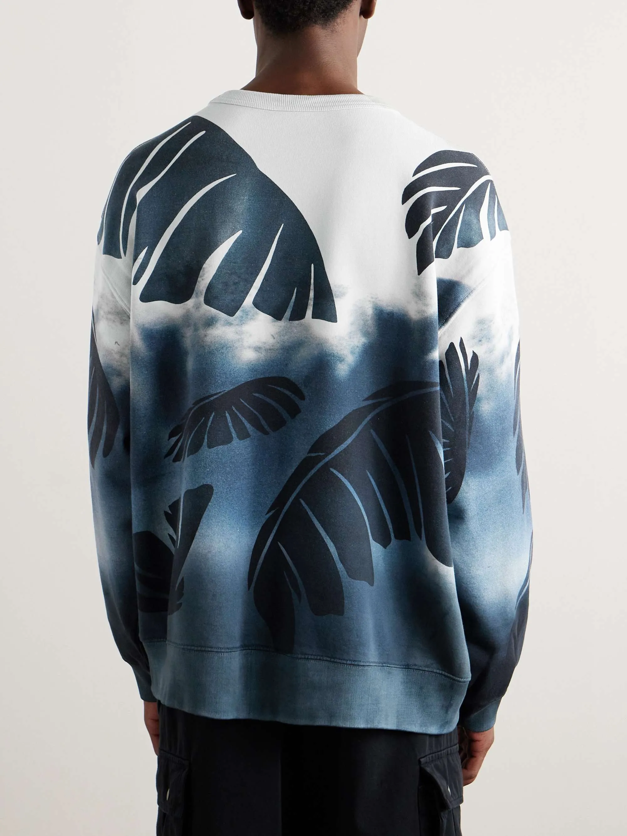 Dries Van Noten  |Crew Neck Pullovers Tropical Patterns Unisex Street Style