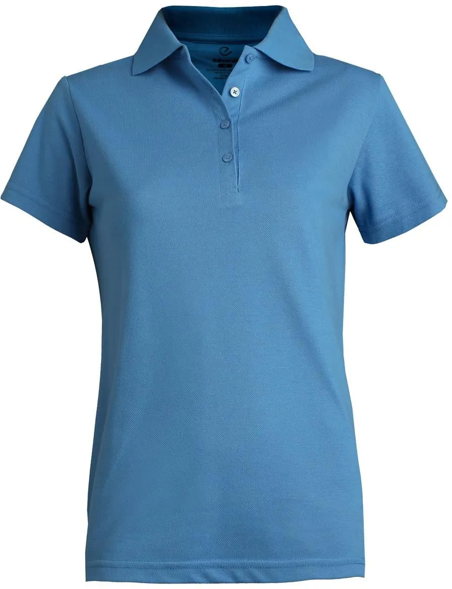 Edwards Ladies Blended Pique Short Sleeve Polo