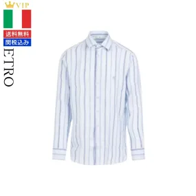 ETRO  |Street Style Long Sleeves Luxury Shirts