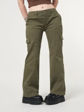 Eve Green Y2k Cargo Pants