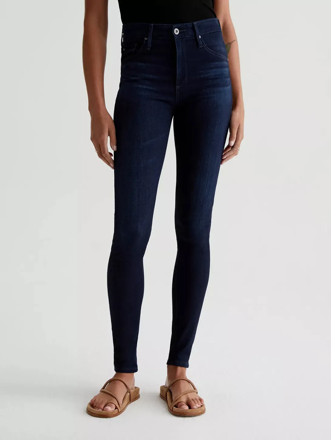 Farrah High Rise Ankle Skinny Jean - Brooks