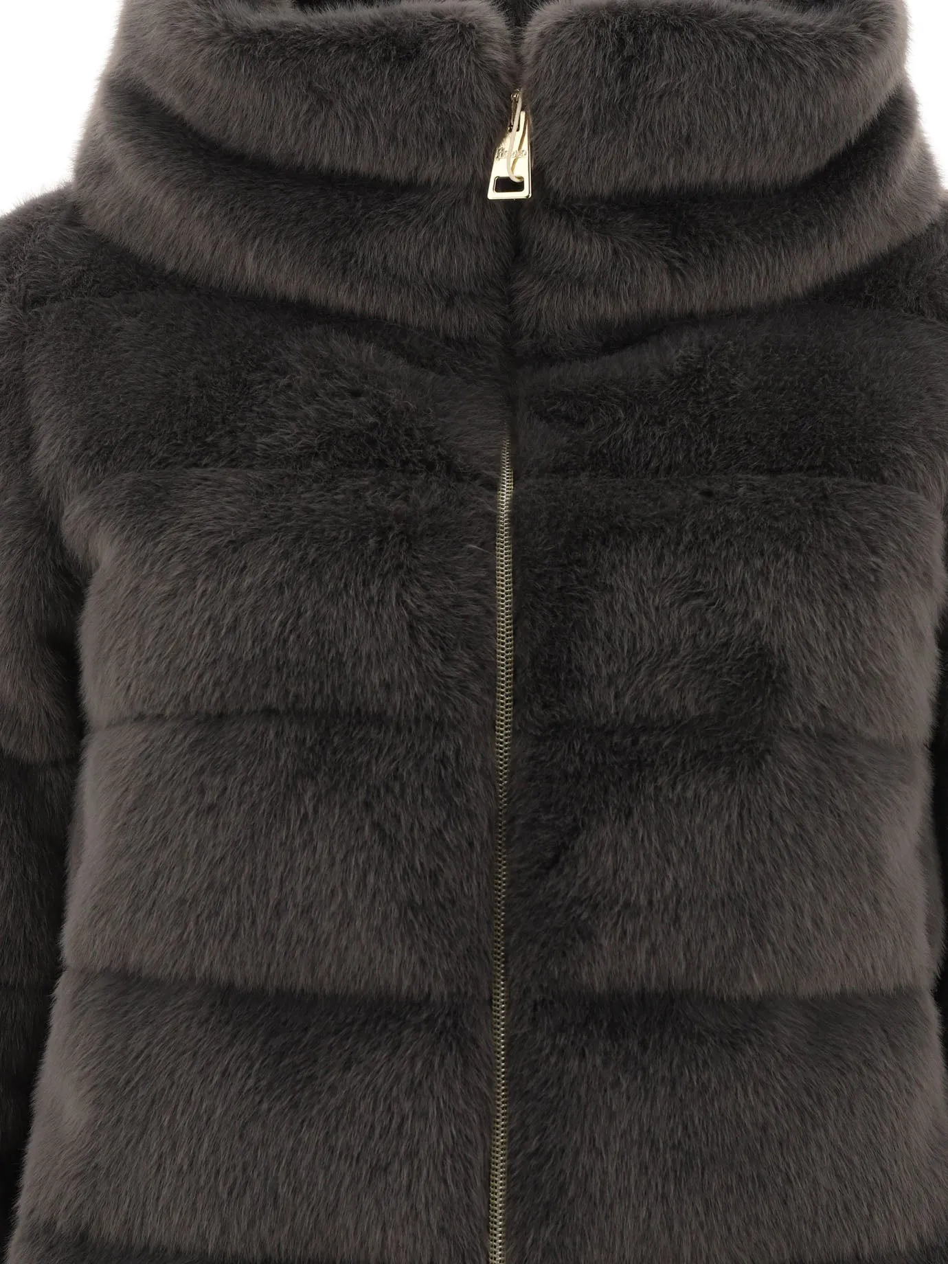 FAUX FUR DOWN JACKET