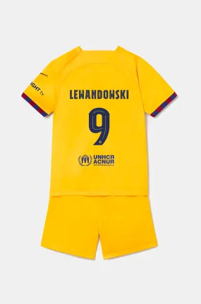 FC Barcelona fourth kit 22/23 - Little Kids - LEWANDOWSKI