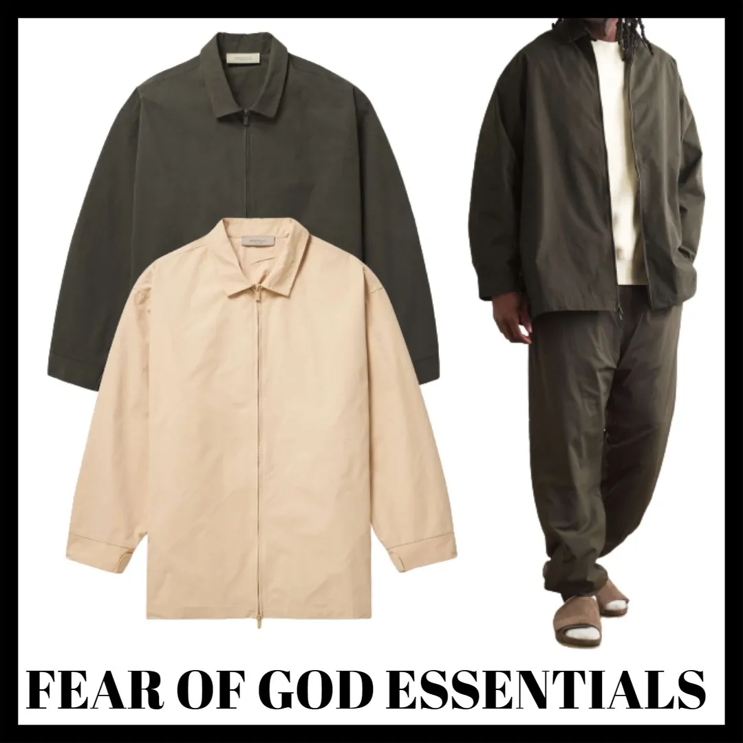 FEAR OF GOD  |Crew Neck Pullovers Unisex Street Style U-Neck Long Sleeves