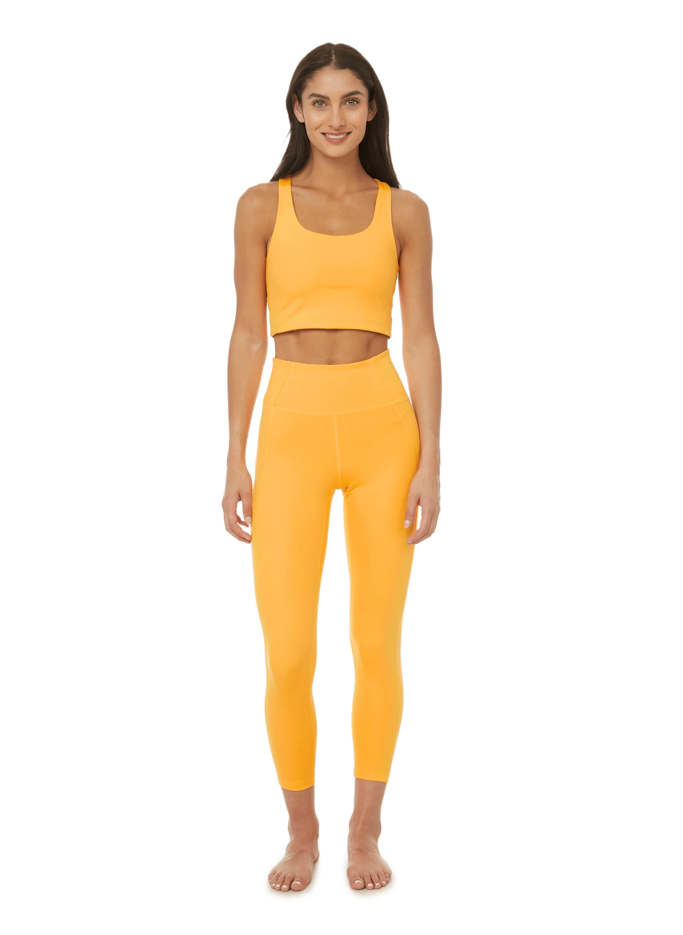 GIRLFRIEND COLLECTIVE  High-waisted leggings - Orange