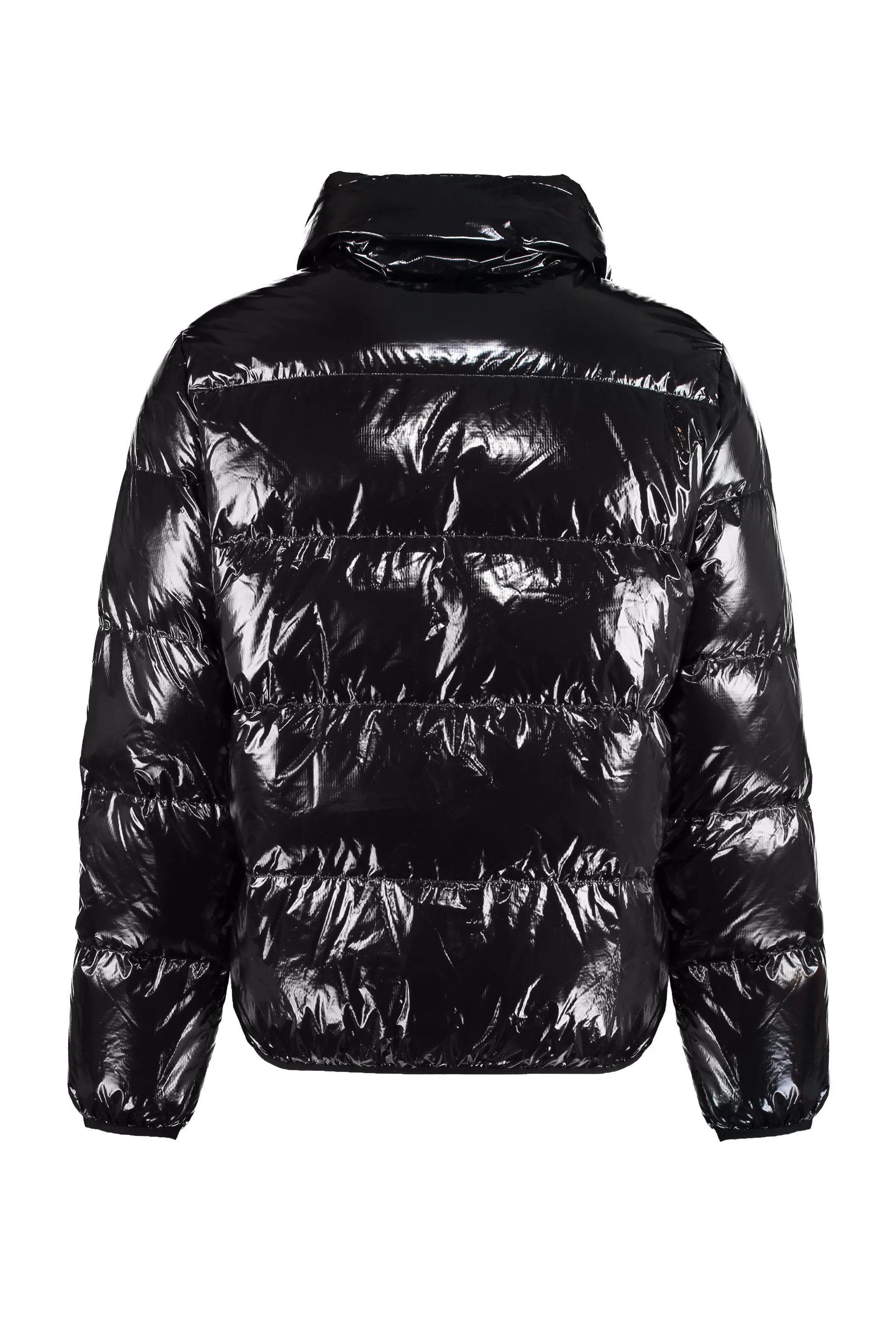 GLOSSY NYLON DOWN JACKET