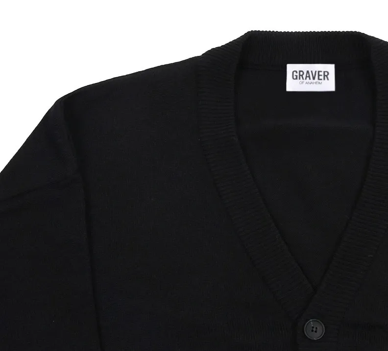 GRAVER  |[GRAVER]★DOT BOARD EMBROIDERY KNIT CARDIGAN