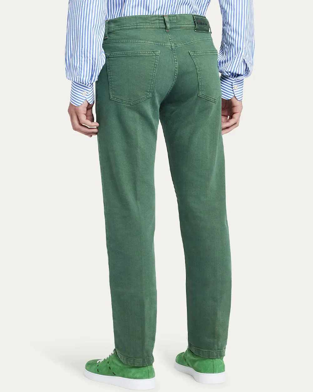 Green 5 Pocket Pant