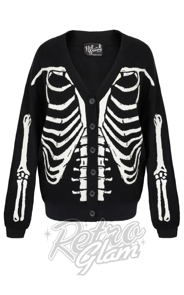 Hell Bunny Skeleton Cardigan - M & XL left only