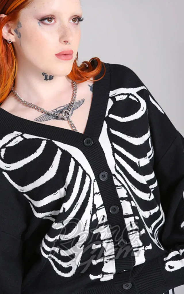 Hell Bunny Skeleton Cardigan - M & XL left only