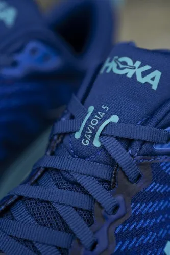 Hoka Gaviota 5 Bellwether Blue / Evening Sky  Forget what you thought you knew about stability shoes. The Gaviota 5’s new stabil