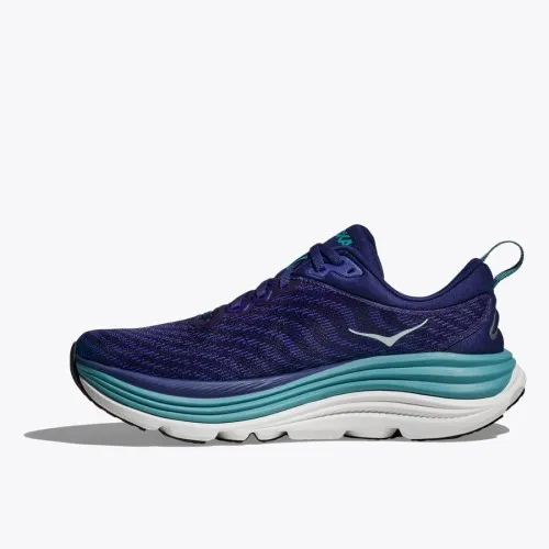 Hoka Gaviota 5 Bellwether Blue / Evening Sky  Forget what you thought you knew about stability shoes. The Gaviota 5’s new stabil