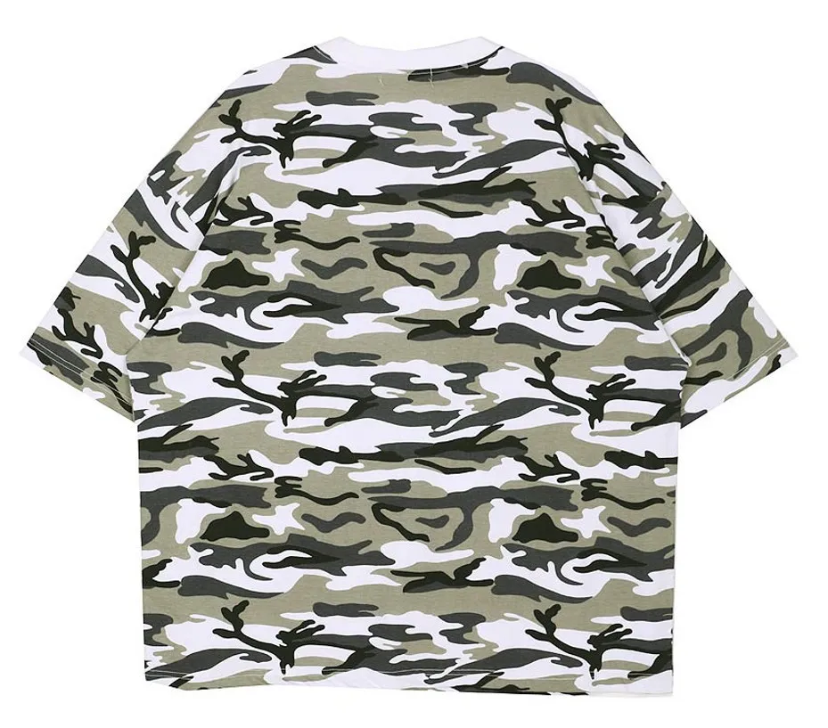 HOLY IN CODE  |Crew Neck Pullovers Camouflage Unisex Street Style U-Neck