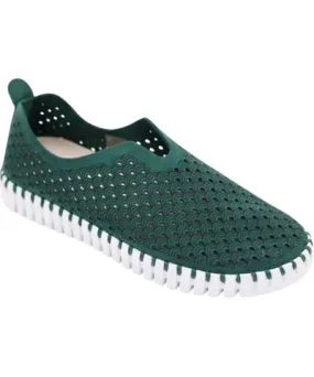 Ilse Jacobsen Women's Tulip Peforated Slip-On Sneaker In Beetle