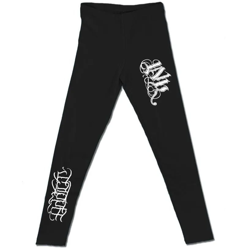 INK Meas Women's Black Leggings