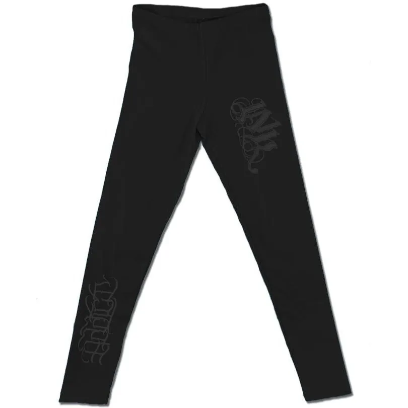 INK Meas Women's Black Leggings