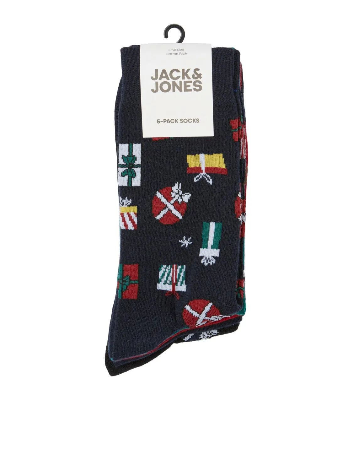 Jack & Jones 'JACXMAS' Christmas/ Xmas Sock (5-Pack)