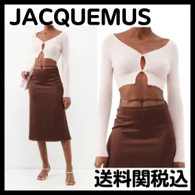 JACQUEMUS  |Casual Style Long Sleeves Plain Elegant Style Cardigans