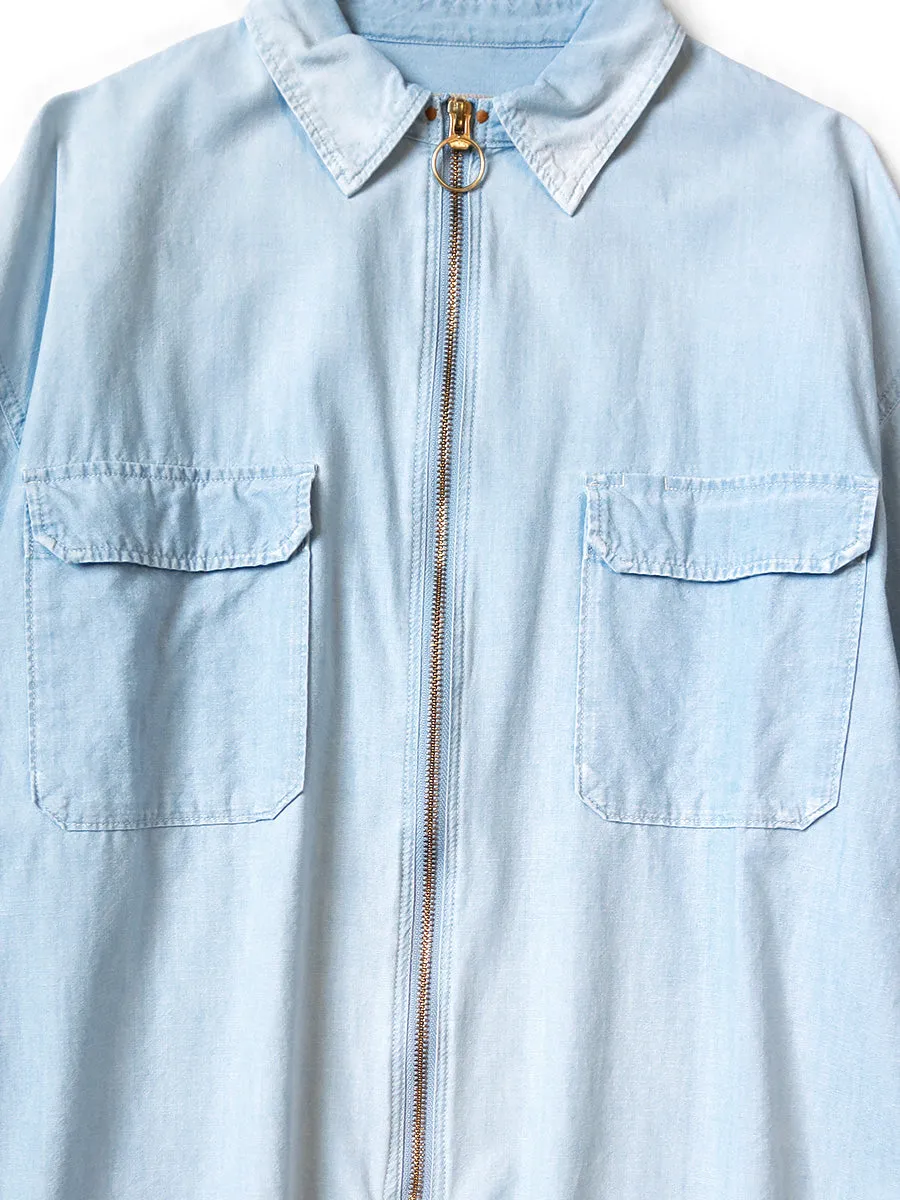 Kapital Chambray Drizzler Work Shirt long sleeves